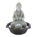 Buddha On Lotus Tabletop Fountain (Incl. Pump)